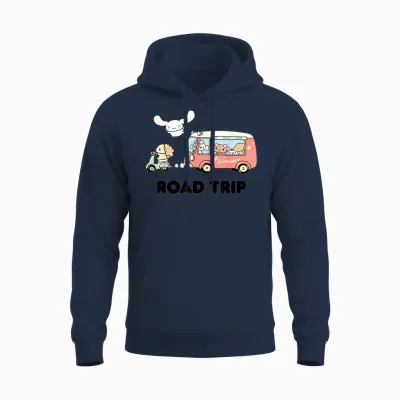 Cinnamoroll Road Trip Unisex Hoodie - Navy