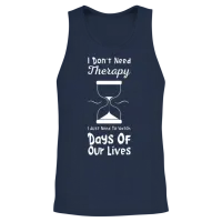 Days of Our Lives Unisex Tank Top - Navy – 2