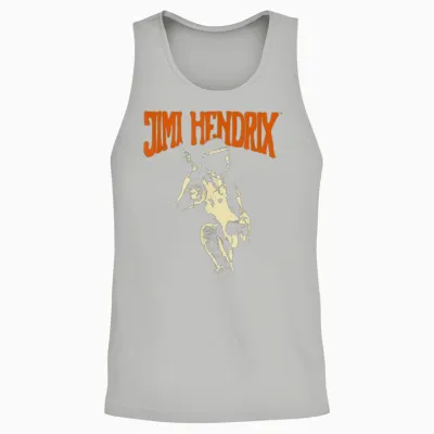 Jimi Hendrix Gitarre Unisex Tank Top - Ash