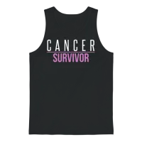 Cancer Survivor — Awareness Unisex Tank Top - Black – 1