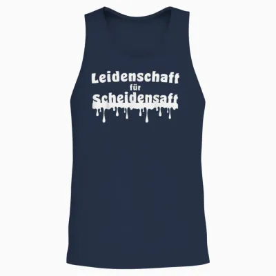Passion for Divorce Juice Funny Unisex Tank Top - Navy