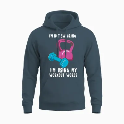 Funny Workout Funny Gym Physiotherapy Unisex Hoodie - Dark Heather