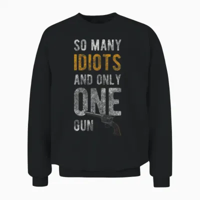 Sarcasm Funny Unisex Sweatshirt - Black