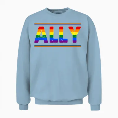 Ally Funny Unisex Sweatshirt - Light Blue