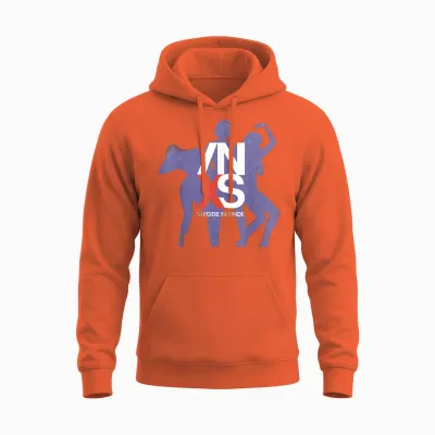 Inxs – Suicide Blonde Dancers T-Shirt, Black, S Unisex Hoodie - Orange