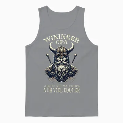 Wikinger Opa Nordische Mythologie Normannen Unisex Tank Top - Sport Grey