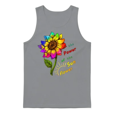 Sunflower Rainbow Unisex Tank Top - Sport Grey