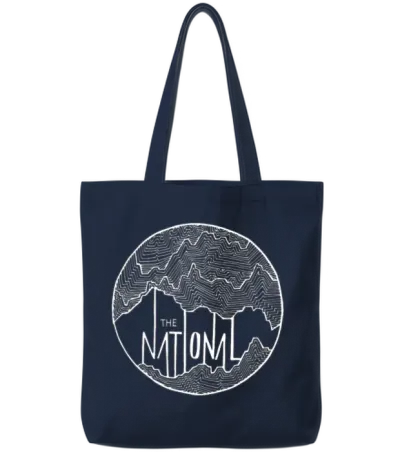 The National Band Tote Bags - Navy