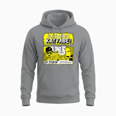 Cartoonist Kayfabe with Jim and Ed Unisex Hoodie - Sport Grey
