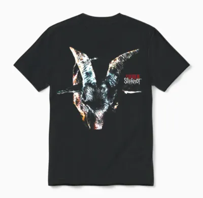 Offizielles Slipknot Iowa T-Shirt - Schwarz, Kurzarm, Unisex, Klein, Klassische Passform, Musik, Slipknot Fans Unisex T-Shirt - Black