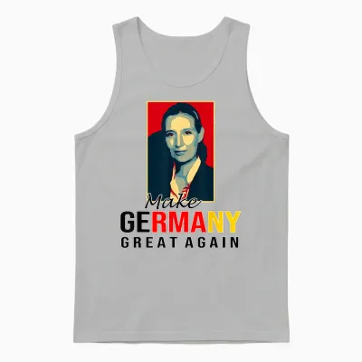 Make Germany Great Again Alice Weidel 2025 Bundeskanzlerin Unisex Tank Top - Ash