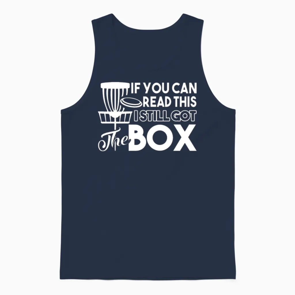 Disc Golf Funny Disc Golf Unisex Tank Top in Navy