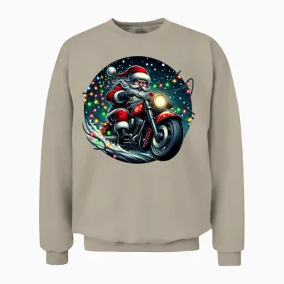 Nostalgic Vintage Christmas Tree Unisex Sweatshirt - Sand