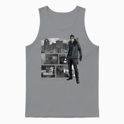 Resident Evil Requiem Leon Bp Unisex Tank Top - Sport Grey