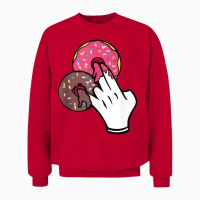 2 in the Pink 1 in the Stink Funny Dirty Humor Sh Unisex Sweatshirt - Red