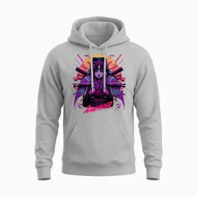 Samouraï Unisex Hoodie - Ash
