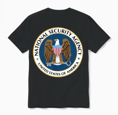 National Security Agency Nsa Military Intelligence Unisex T-Shirt - Black