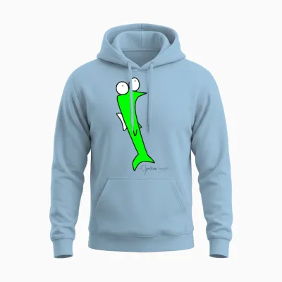 Roach - Piscis Rutilus Unisex Hoodie - Light Blue