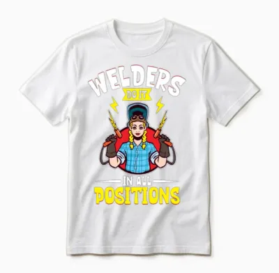 Welder Funny Funny Welding Gift Unisex T-Shirt - White
