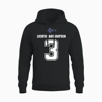 Lustige Namen Norwegen Trikot Für Mallorca Und Die Party Unisex Hoodie - Black