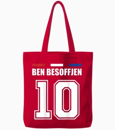 Lustige Namen Holland Trikot Für Mallorca Und Die Party Tote Bags - Red