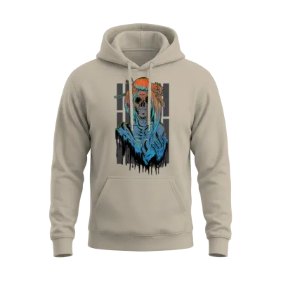 Undead Geisha Unisex Hoodie - Sand