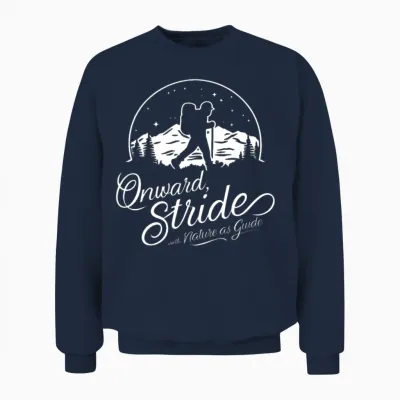 Take a Hike Reach New Height Unisex Sweatshirt - Navy