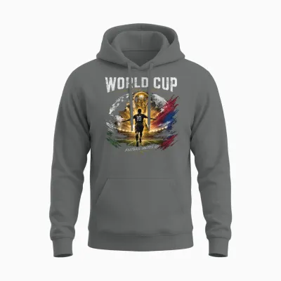 Fußball - Wm World Cup 2026 Unisex Hoodie - Graphite Heather