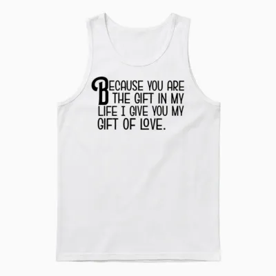 My Birthday Wishes. Unisex Tank Top - White