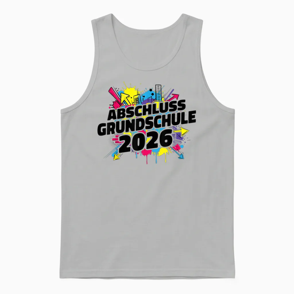 Grundschule Absolvent Abgänger Grundschule Abschluss 2026 Unisex Tank Top in Ash