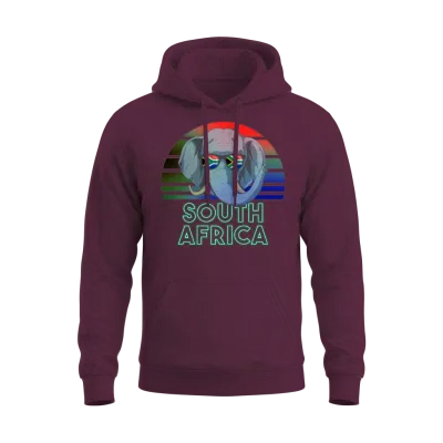 South Africa Unisex Hoodie - Maroon