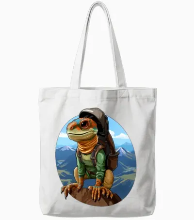 Lizards Mountaineering / Hiking Lizard Tote Bags - White