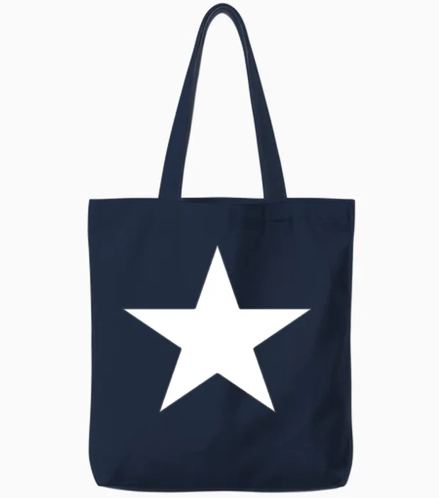 Lone Star Tote Bags in Navy