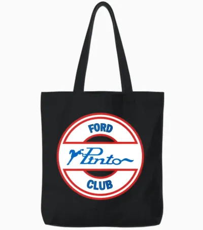 Ford Pinto Club Tote Bags - Black