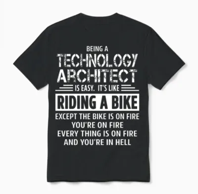 Technology Architect Unisex T-Shirt - Black