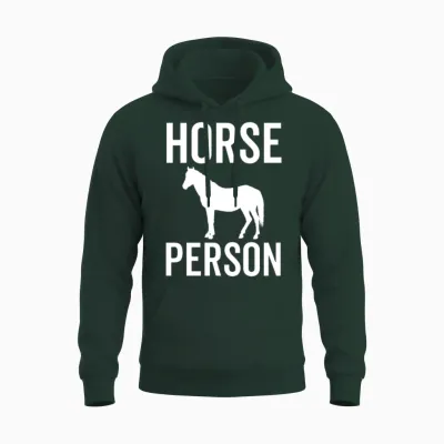 Horse Person Unisex Hoodie - Forest