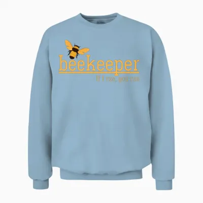 Funny Beekeeping Beekeeper Unisex Sweatshirt - Light Blue