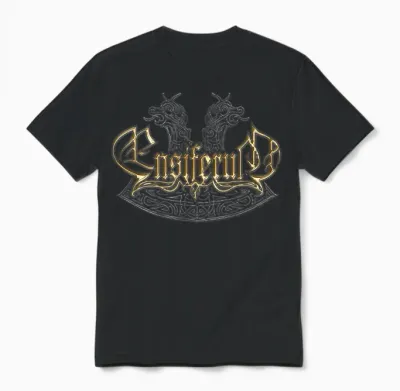Ensiferum-Drachen Unisex T-Shirt - Black