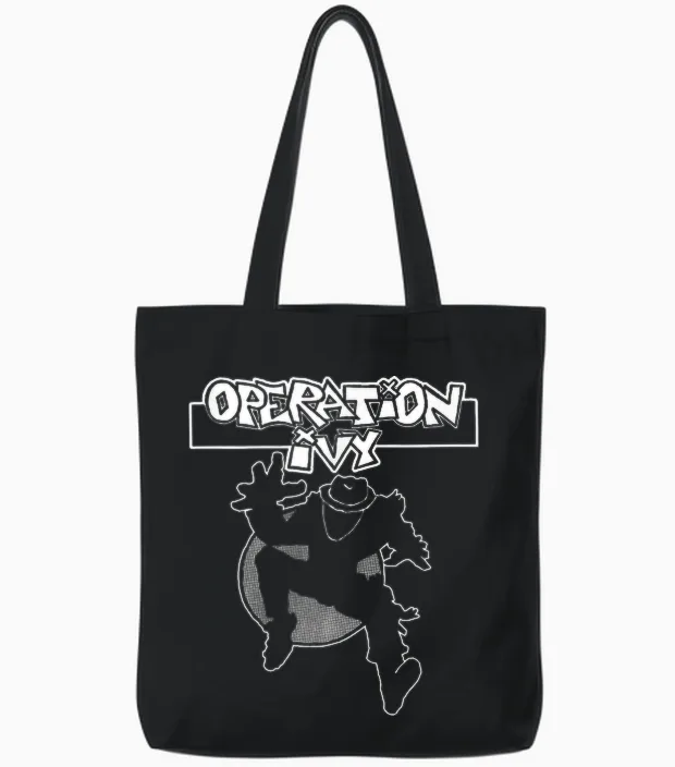 Operation Ivy - Official Merchandise - Ska Man Tote Bags in Black