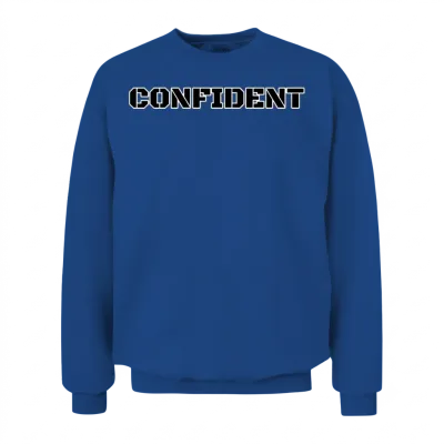 Confident Unisex Sweatshirt - Royal