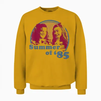 Stranger Things Summer of '85 Eleven and Max Unisex Sweatshirt - Gold