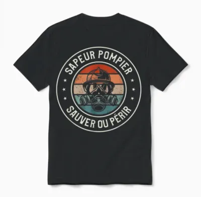Firefighter Save or Perish Unisex T-Shirt - Black