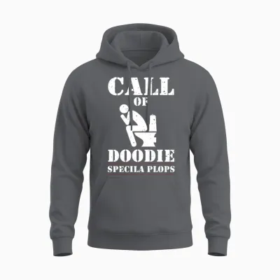 Funny Call of Doodie Unisex Hoodie - Charcoal