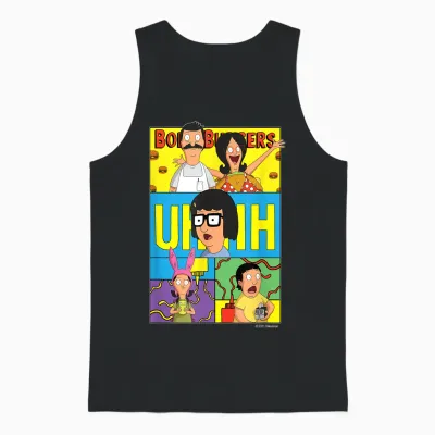 The Bob’s Burgers Movie Bob Linda Tina Louise Gene Uhhh Unisex Tank Top - Black