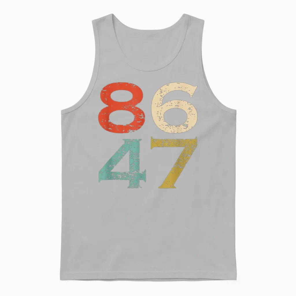8647 Anti Trump, 8647, Women's Rights, Feminist Unisex Tank Top in Ash