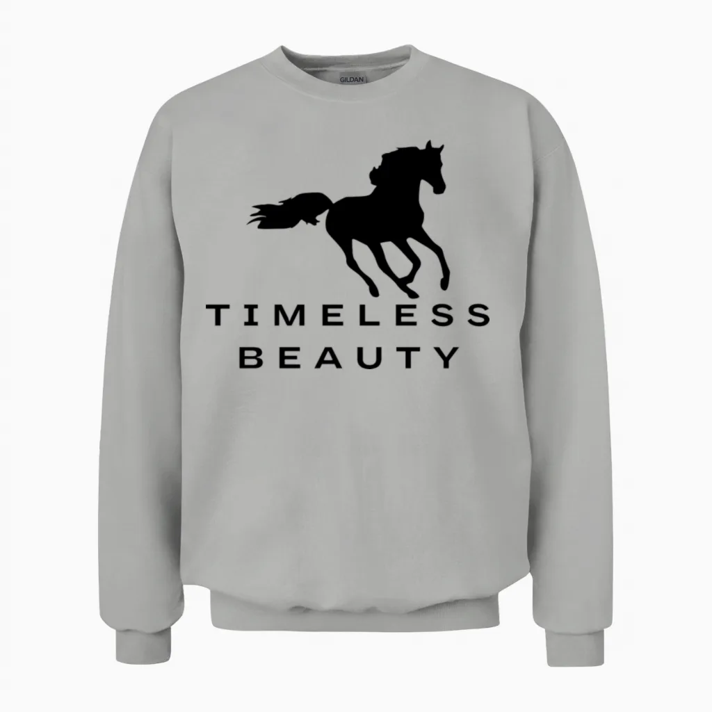 Arabian Horse Lovers Gift Unisex Sweatshirt in Ash
