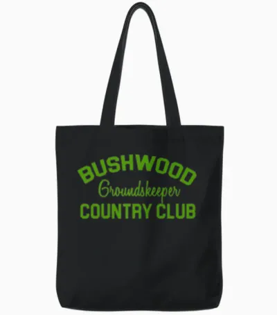 Bushwood Groundskeeper Caddyshack Tote Bags - Black