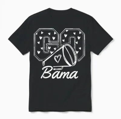 Alabama State Vintage Lover Men Women & Unisex T-Shirt - Black