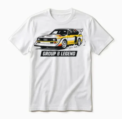 Group B Rally Legend Unisex T-Shirt - White