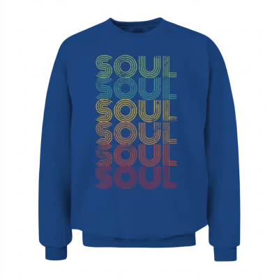 Soul Retro Unisex Sweatshirt - Royal